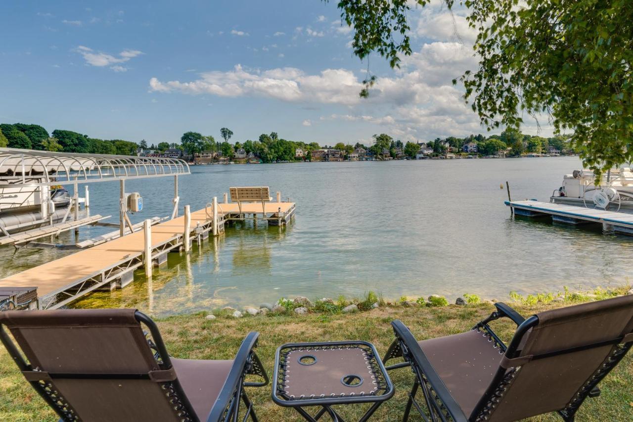 Okauchee Lake Vacation Rental With Boat Dock! Oconomowoc Exterior foto